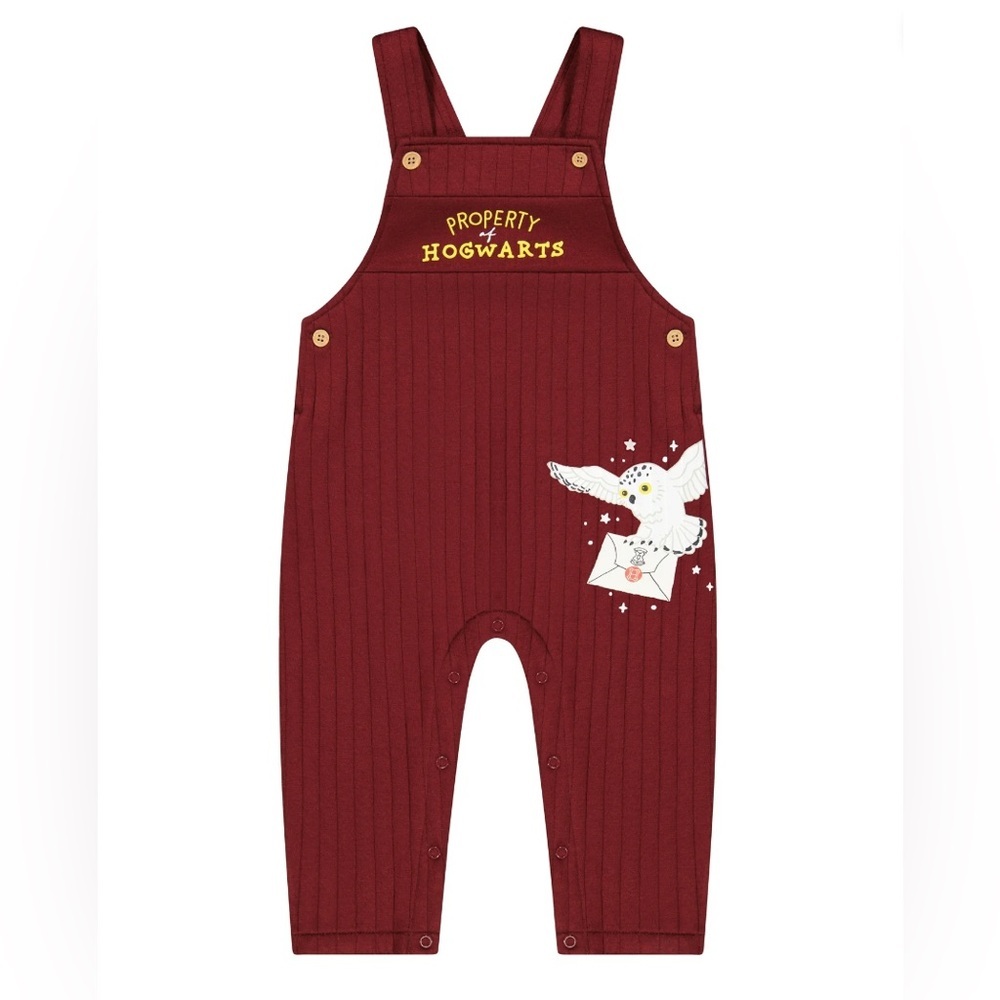 Harry Potter Infant‎ Burgundy Overalls 12M